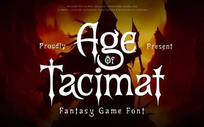Age Of Tacimat Font