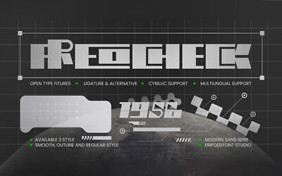 Areocheck Font