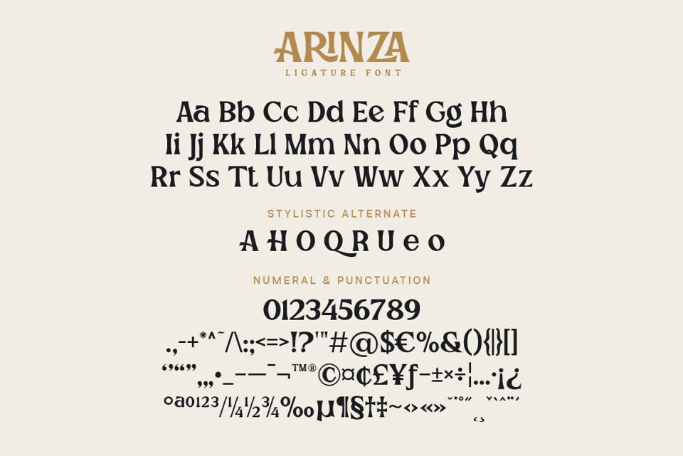 Arinza Font