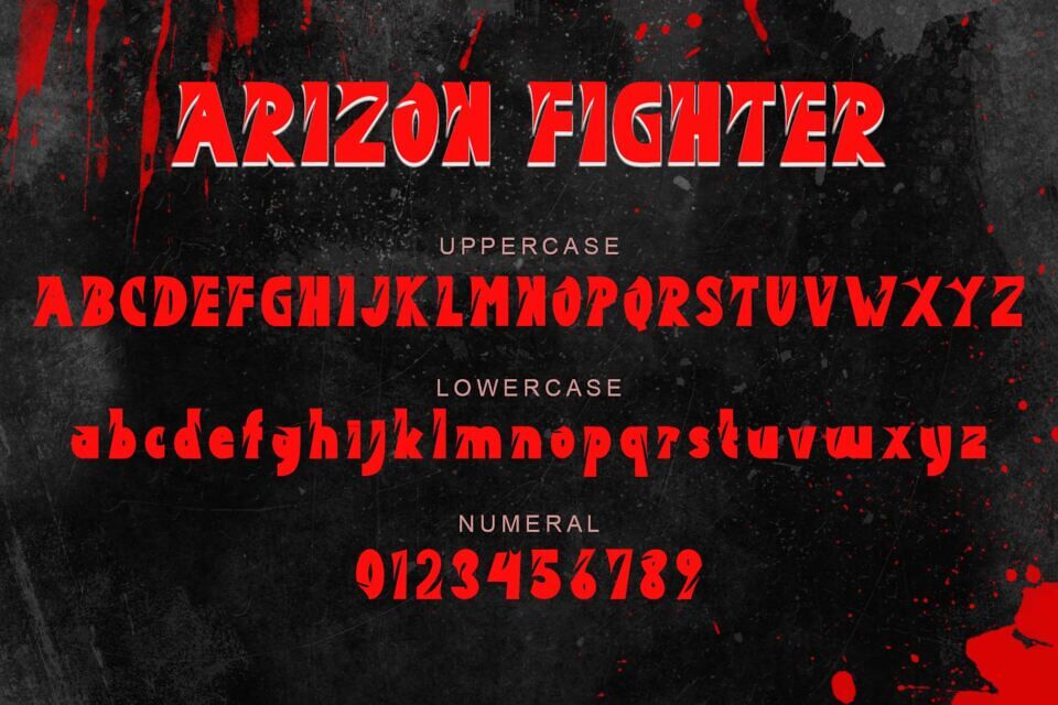 Arizon Fighter Font
