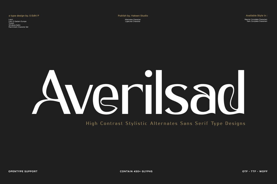 Averilsad Font