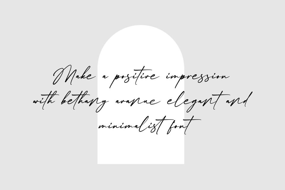 Bethany Avanue Font