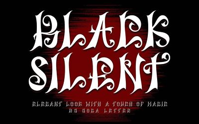 Black Silent Font