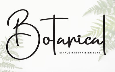 Botanical Font