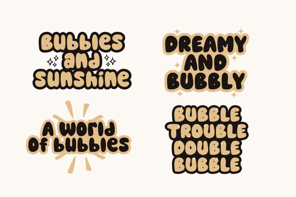 Bubble Bright Font