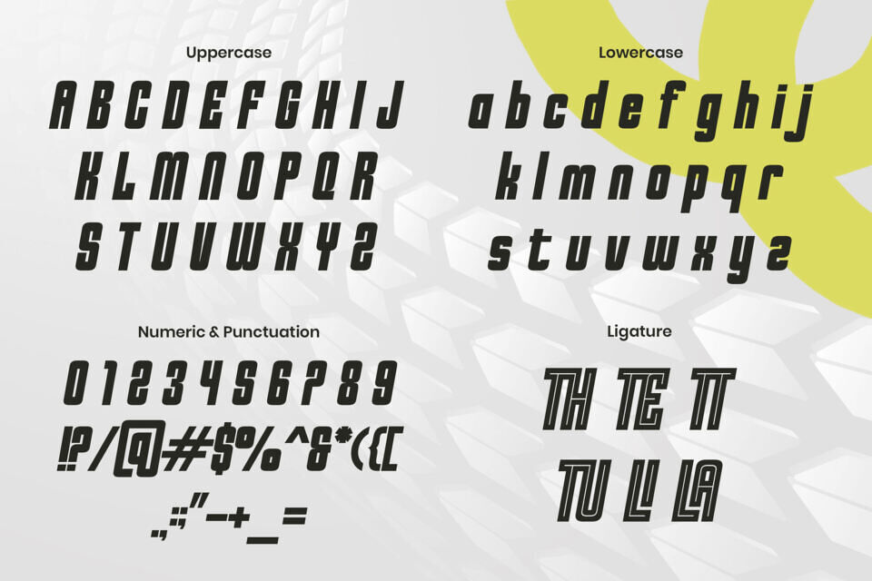 Burst Speed Font