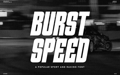 Burst Speed Font