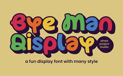 Bye Man Font