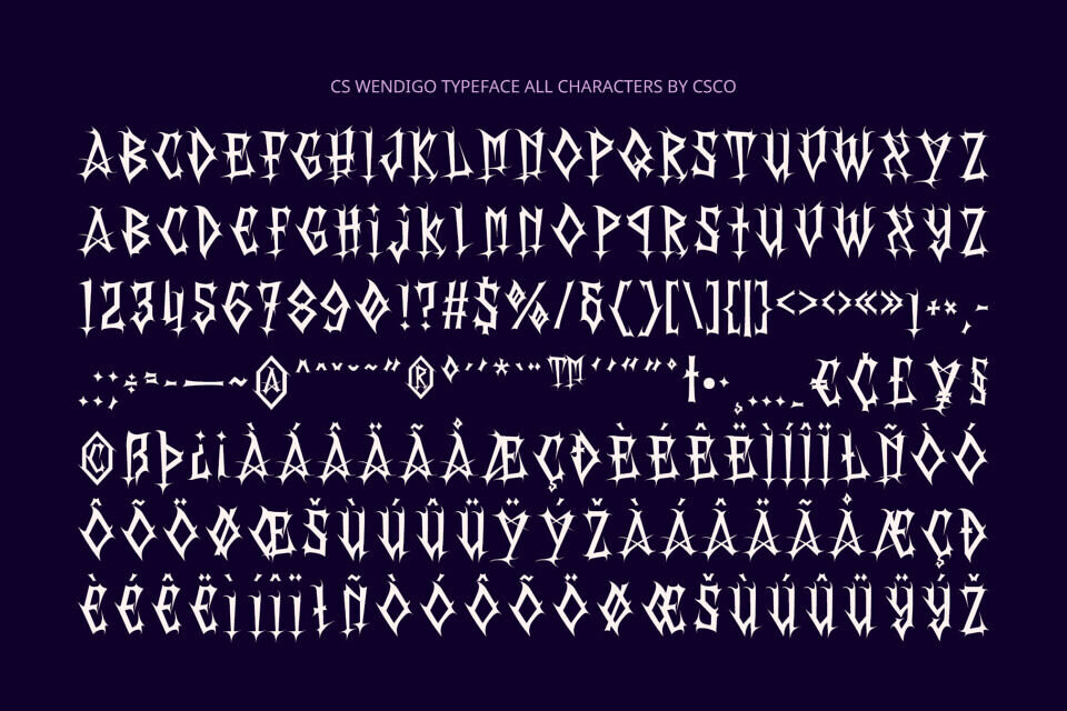 CS Wendigo Font – MadFonts