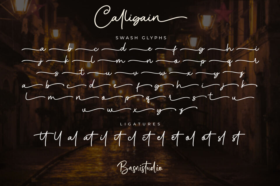 Calligain Font