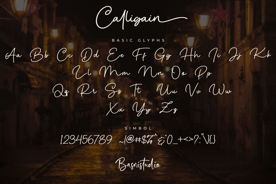Calligain Font