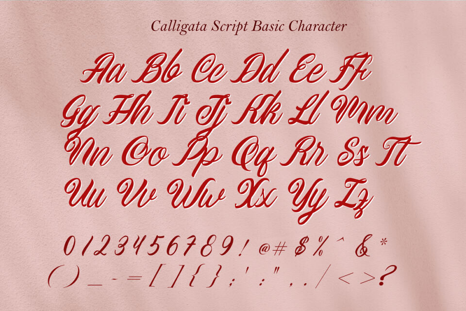 Calligata Font