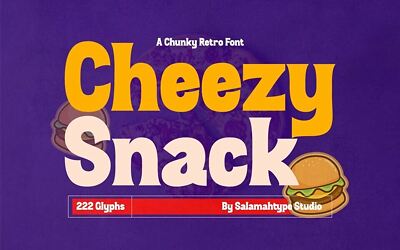 Cheezy Snack Font