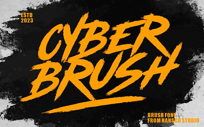 Cyber Brush Font