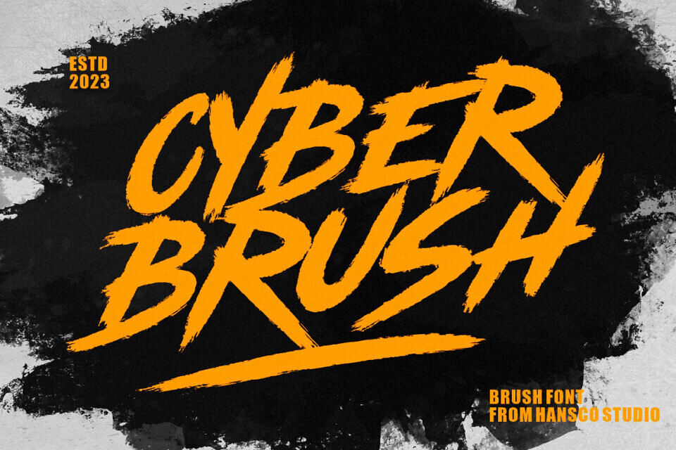 Cyber Brush Font