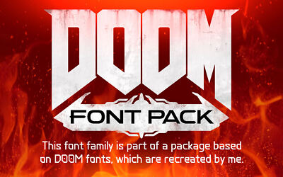 DOOM 2016 Font