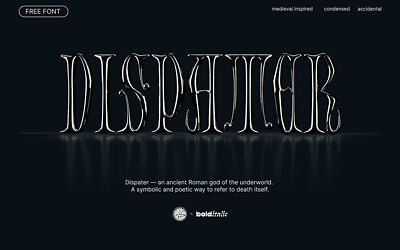 Dispater Font