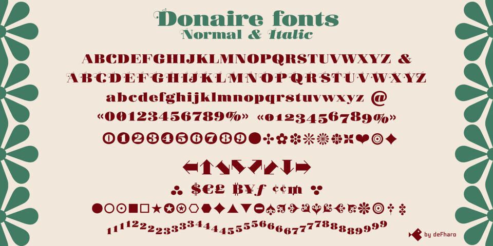 Donaire Black Font