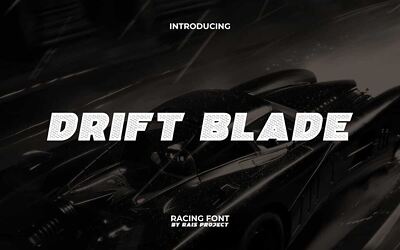 Drift Blade Font
