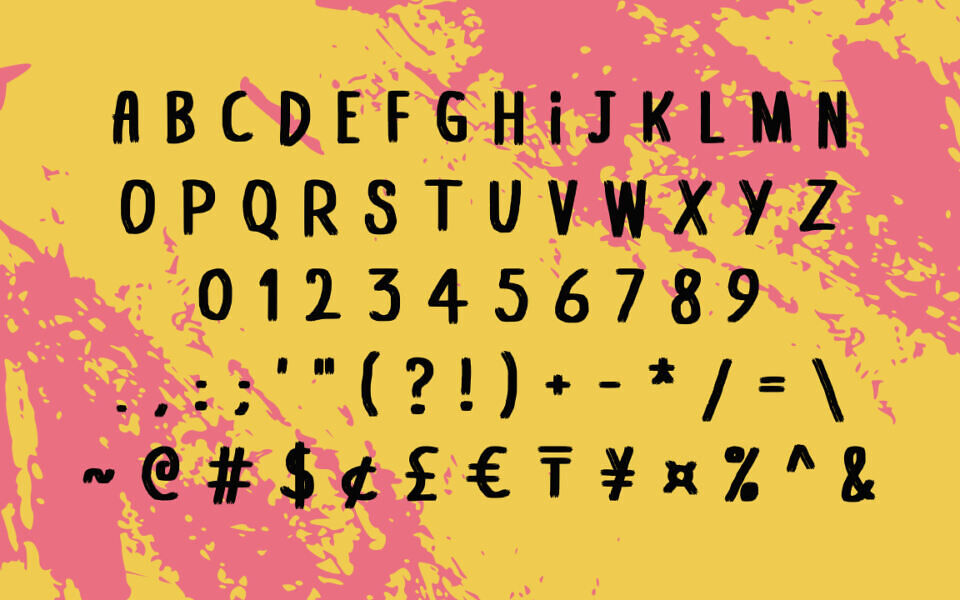 Drybrush Font