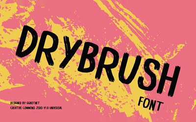 Drybrush Font