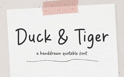 Duck Tiger Font