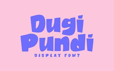 Dugi Pundi Font