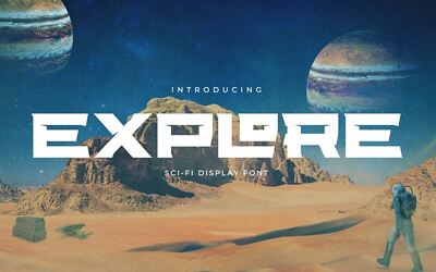 Explore Sci fi Font
