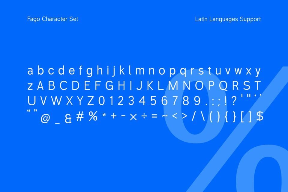 Fago Sans Font