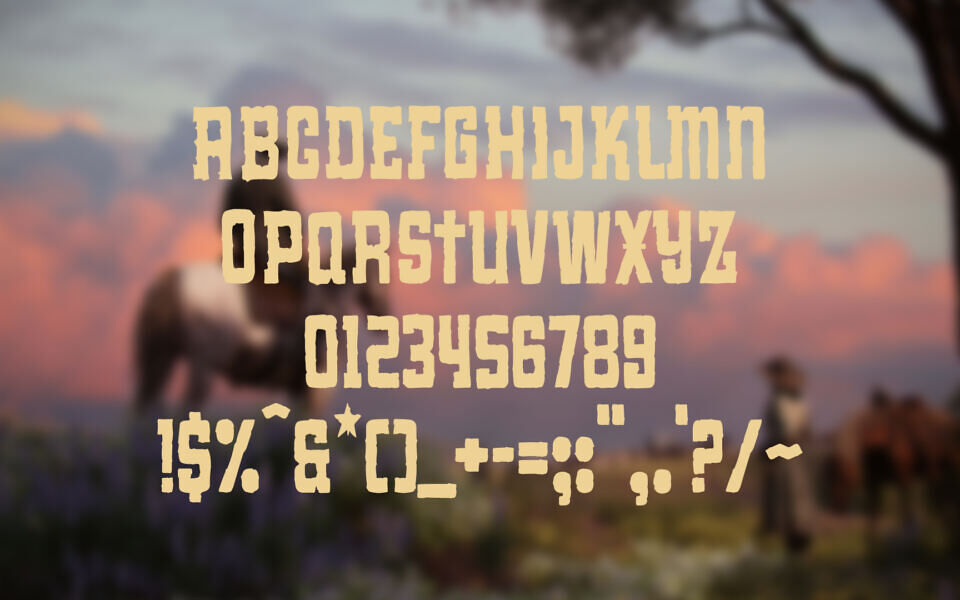 Fake Red Nation Font