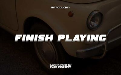 Finish playing