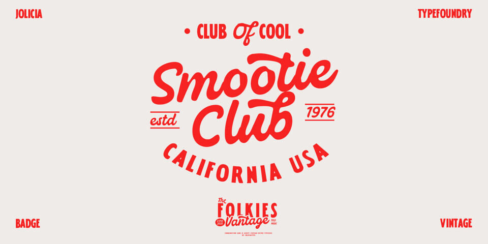 Folkies Vantage Font