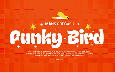 Funky Bird Font