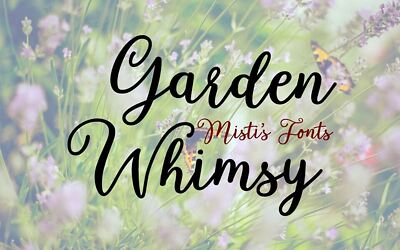 Garden Whimsy Font