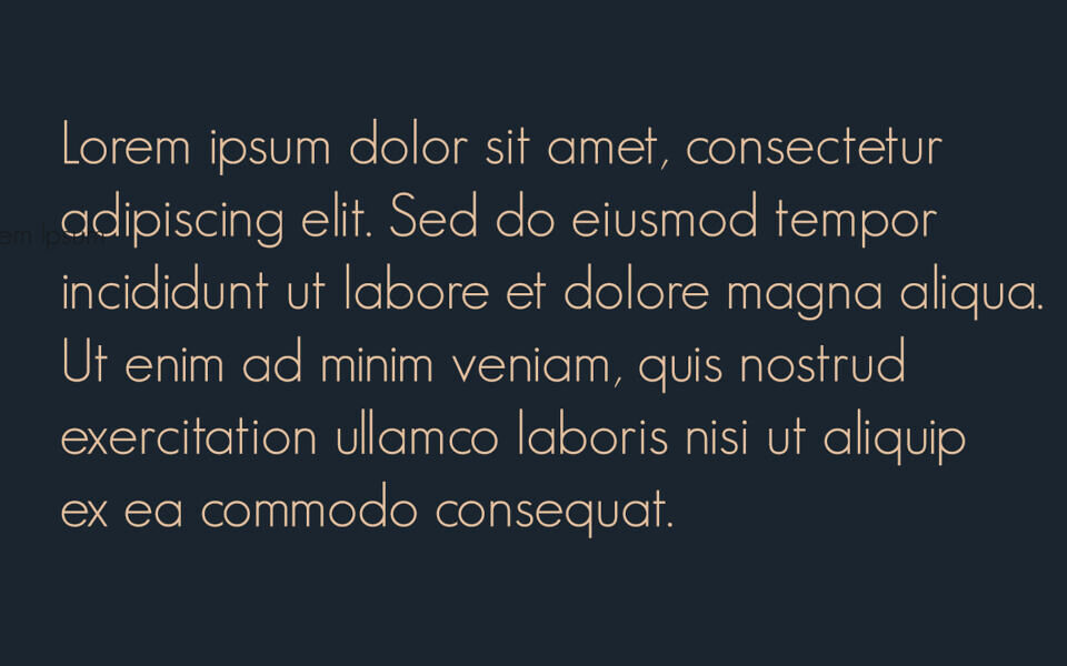 Geo Sans Light Font
