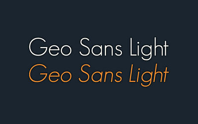 Geo Sans Light Font