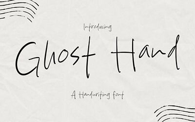 Ghost Hand Font