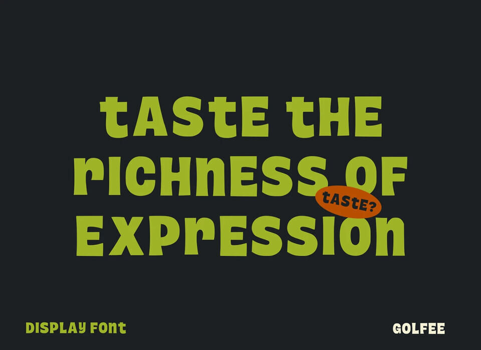Golfee Font