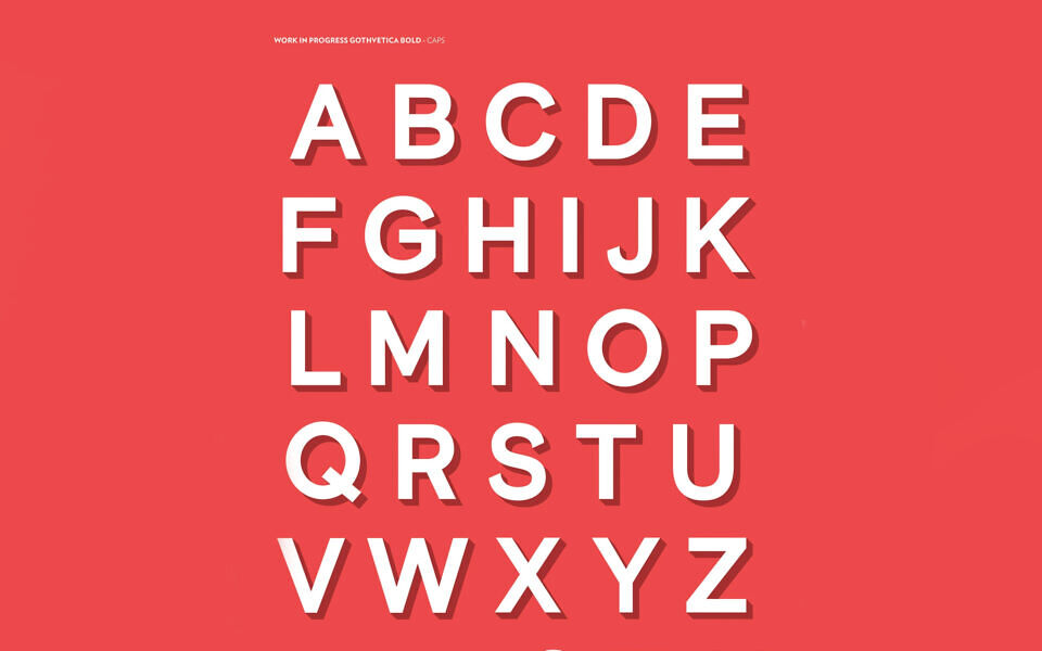 Gothvetica Caps Font
