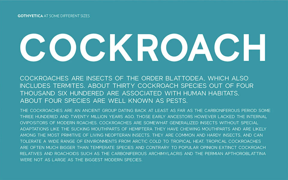Gothvetica Caps Font