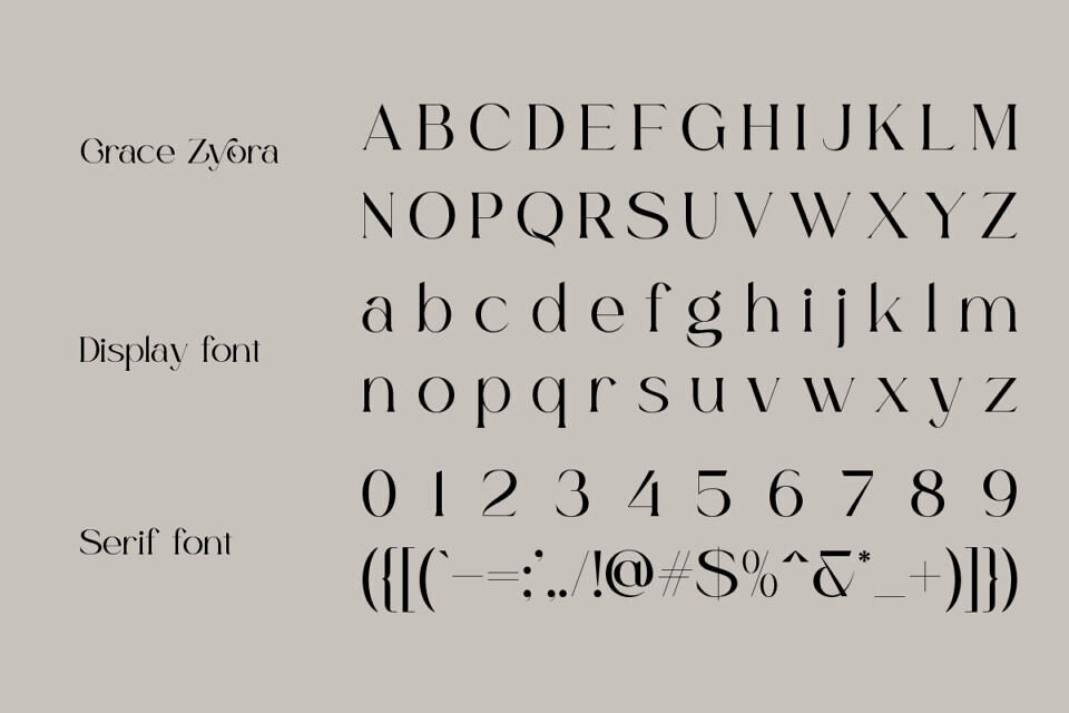 Grace Zyora Font