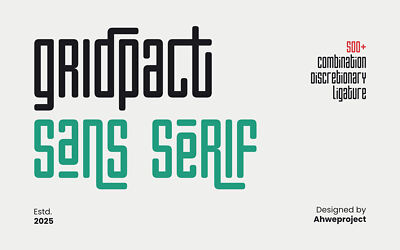 Gridpact Font
