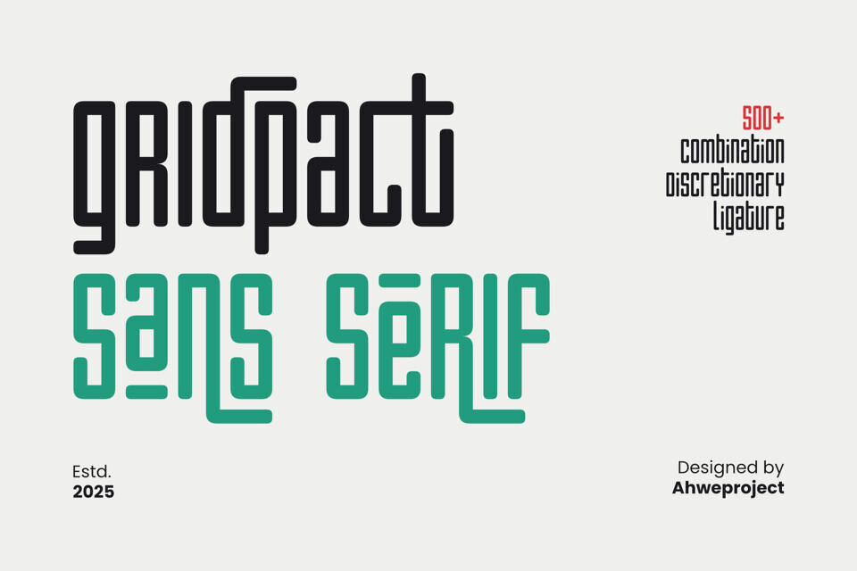 Gridpact Font