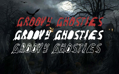 Groovy Ghosties Font