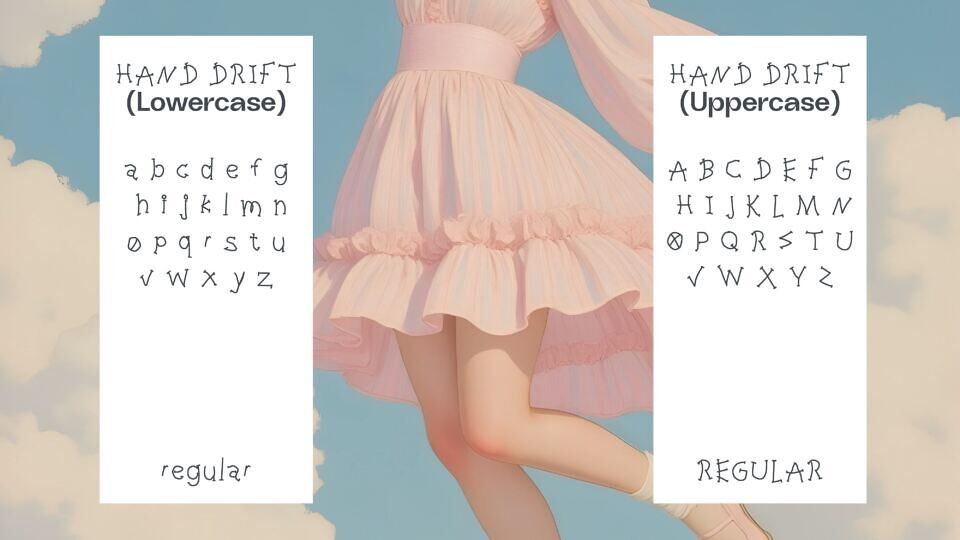 Hand Drift Font