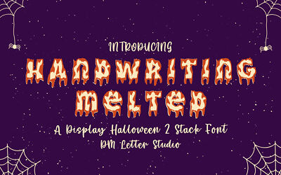 Handwriting Melted Font