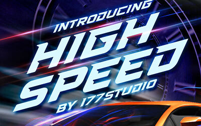 High Speed Font