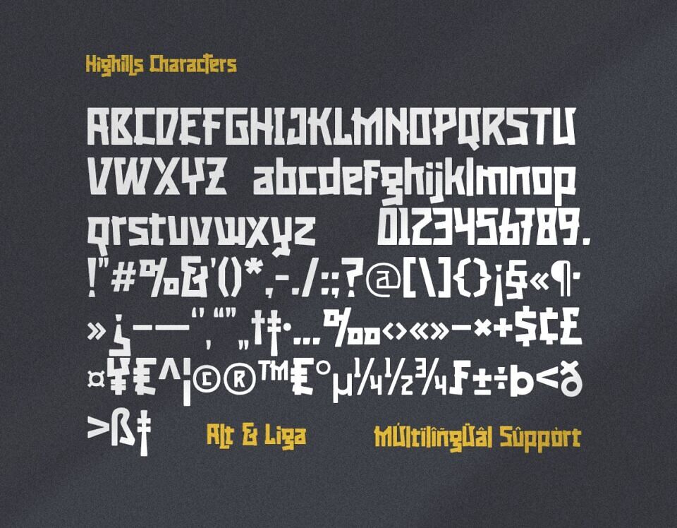 Highills Font