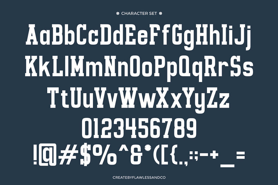 Home Runs Font