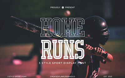 Home Runs Font